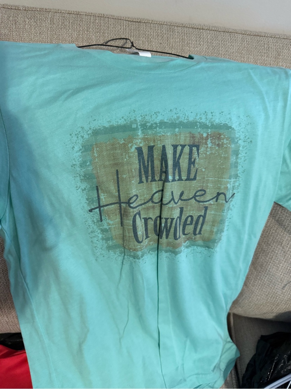 MAKE Heaven Crowded Graphic Tee - Aqua